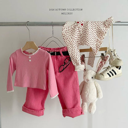 [PRE-ORDER] Ribbon Button T-Shirts