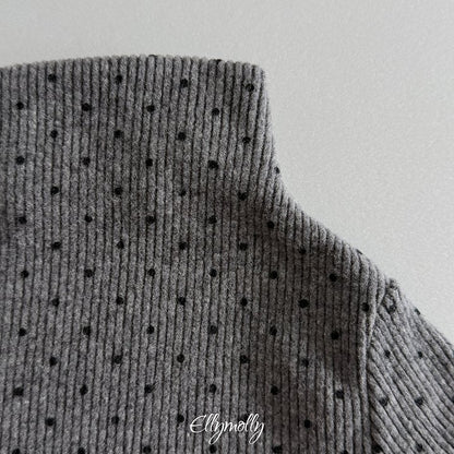 [PRE-ORDER] Dot Half Turtleneck T-Shirts