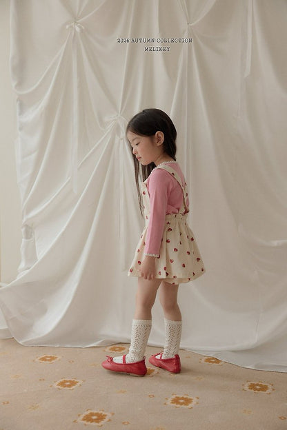 [PRE-ORDER] Strawberry Heart Overalls
