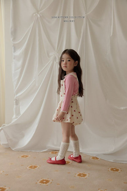 [PRE-ORDER] Strawberry Heart Overalls
