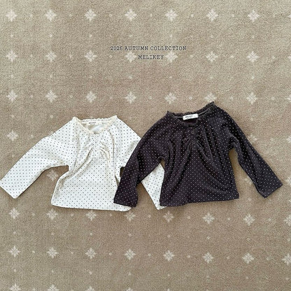 [PRE-ORDER] Dot Shirring T-Shirts