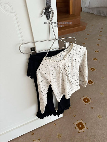 [PRE-ORDER] Dot Shirring T-Shirts