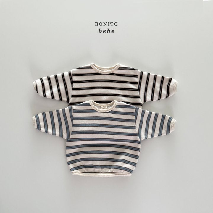 [PRE-ORDER] Multi Stripe Binding Baby T-Shirts