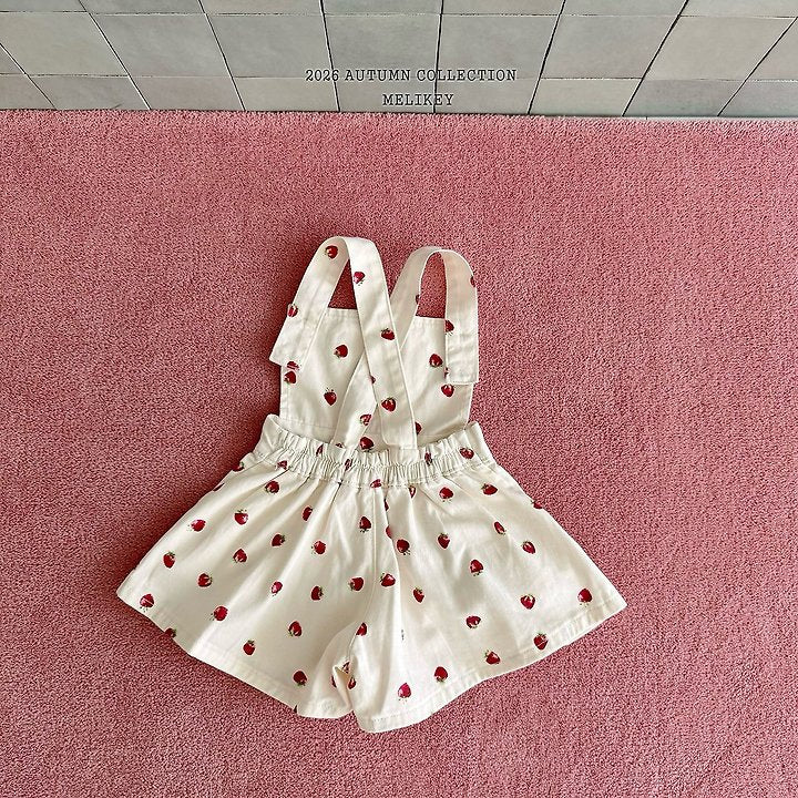 [PRE-ORDER] Strawberry Heart Overalls