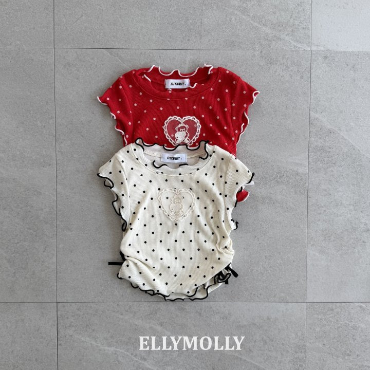[PRE-ORDER] Dot Mimi Shirring T-Shirts