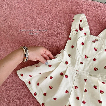 [PRE-ORDER] Strawberry Heart Overalls