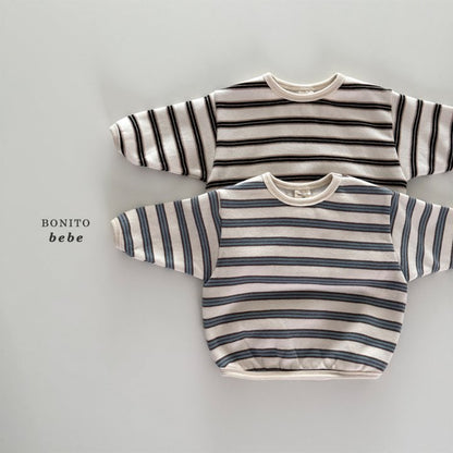 [PRE-ORDER] Multi Stripe Binding Baby T-Shirts