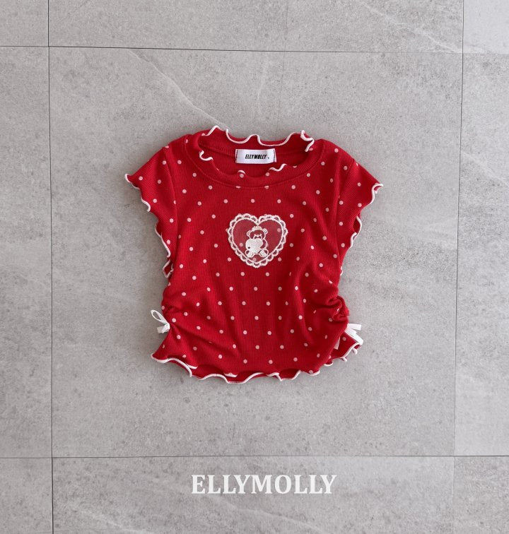 [PRE-ORDER] Dot Mimi Shirring T-Shirts