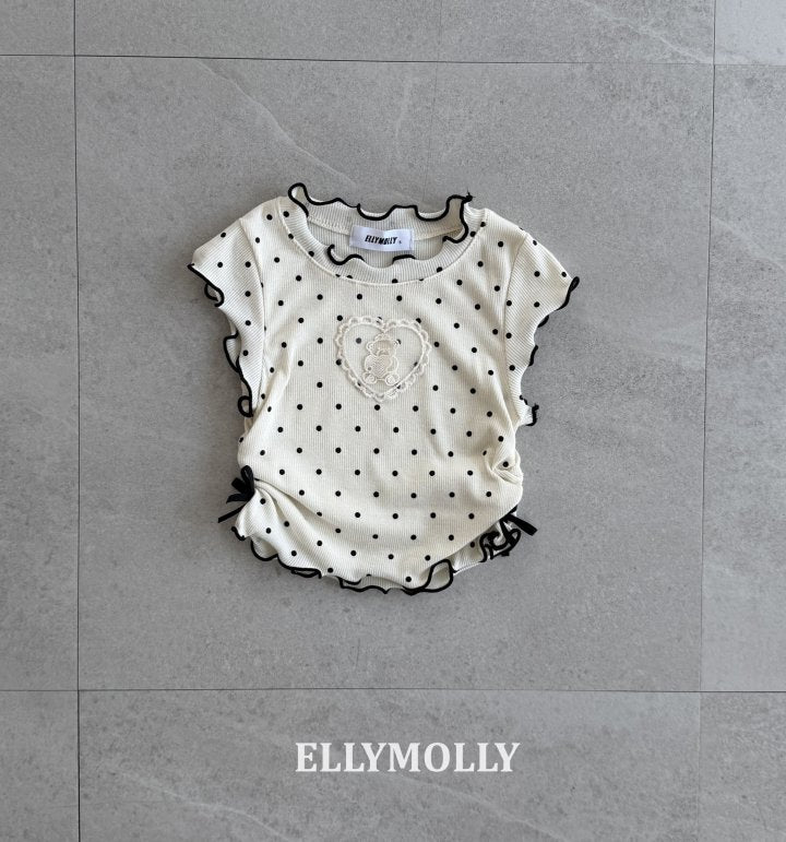 [PRE-ORDER] Dot Mimi Shirring T-Shirts