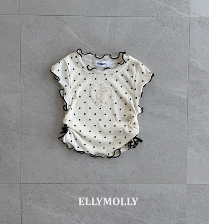 [PRE-ORDER] Dot Mimi Shirring T-Shirts