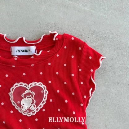 [PRE-ORDER] Dot Mimi Shirring T-Shirts