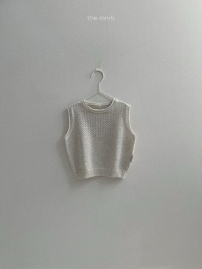 [PRE-ORDER] Eyelet Sweater Vest Top