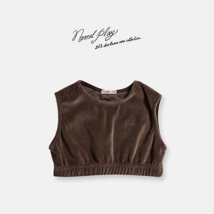 [PRE-ORDER] Velour Crop Vest