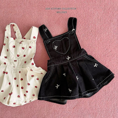 [PRE-ORDER] Strawberry Heart Overalls