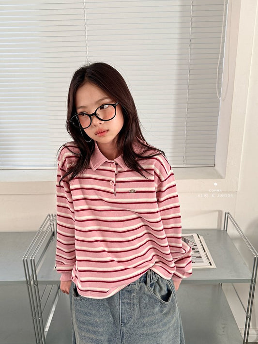 [PRE-ORDER] Stripe Collar T-Shirts