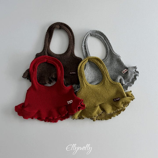 [PRE-ORDER] Wool Ribbed Halter Top