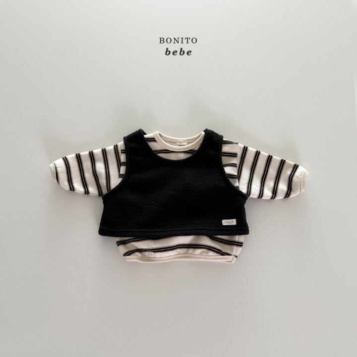 [PRE-ORDER] Multi Stripe Binding Baby T-Shirts
