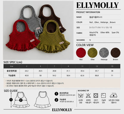 [PRE-ORDER] Wool Ribbed Halter Top