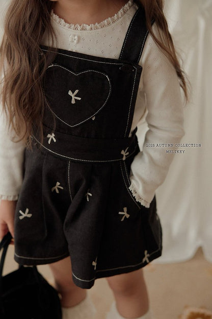 [PRE-ORDER] Ribbon Embroidery Overalls