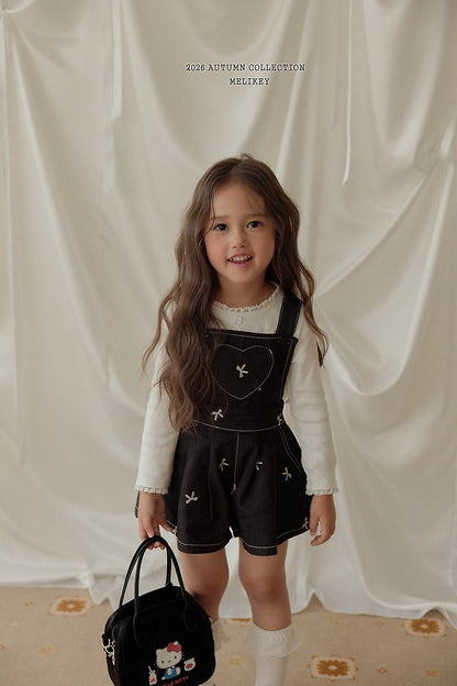 [PRE-ORDER] Ribbon Embroidery Overalls