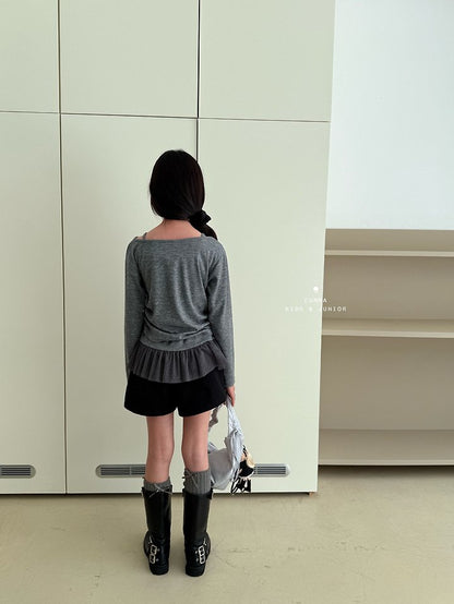 [PRE-ORDER] Mesh Frill T-Shirts