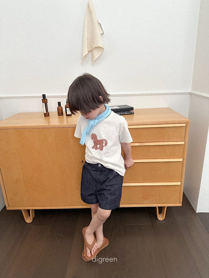 Diver Denim Shorts [M(3-4yr)]