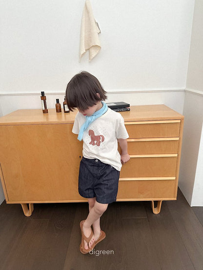 Diver Denim Shorts [M(3-4yr)]