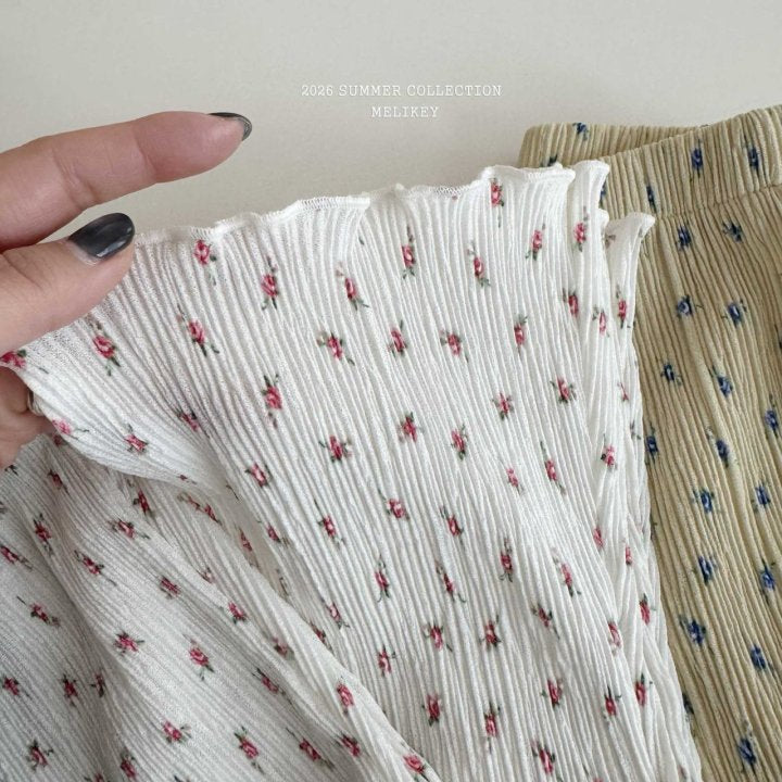 [PRE-ORDER] Floral Pleats Pants