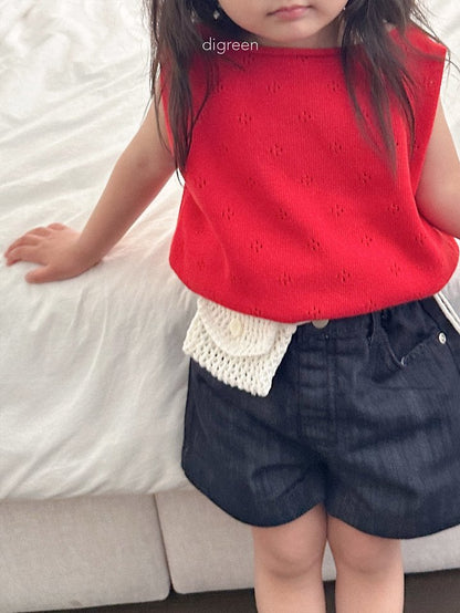 Diver Denim Shorts [M(3-4yr)]
