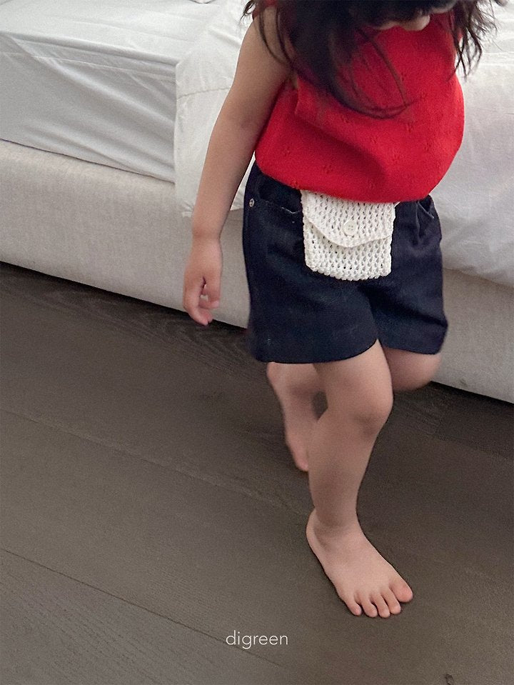 Diver Denim Shorts [M(3-4yr)]