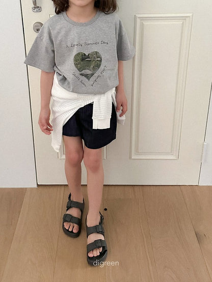 Diver Denim Shorts [M(3-4yr)]