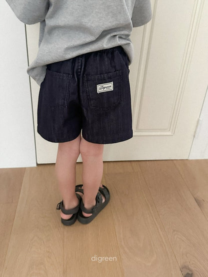 Diver Denim Shorts [M(3-4yr)]