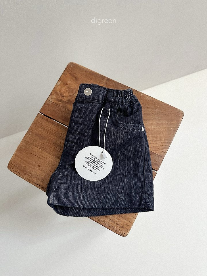 Diver Denim Shorts [M(3-4yr)]
