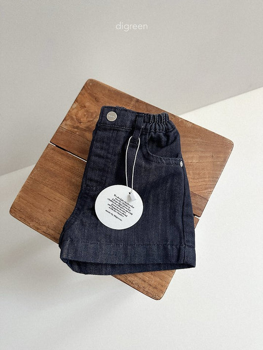 Diver Denim Shorts [M(3-4yr)]