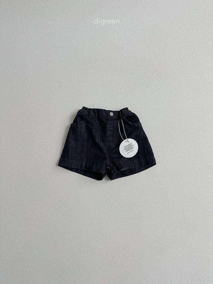 Diver Denim Shorts [M(3-4yr)]