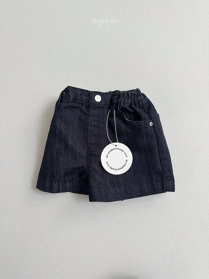 Diver Denim Shorts [M(3-4yr)]