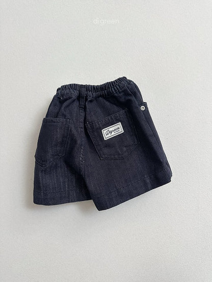 Diver Denim Shorts [M(3-4yr)]
