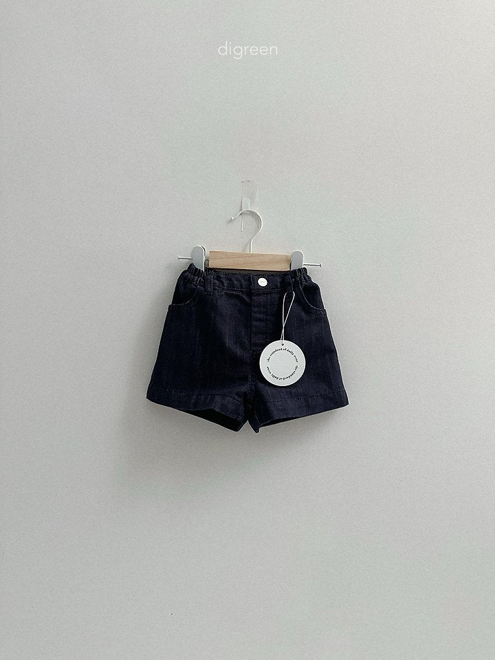 Diver Denim Shorts [M(3-4yr)]
