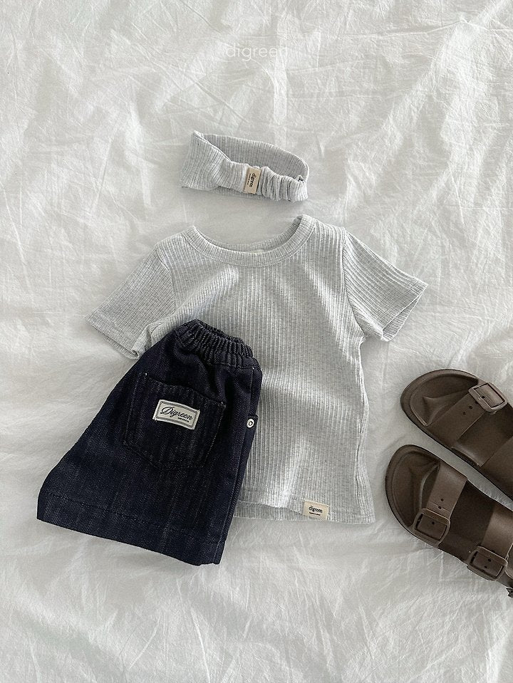 Diver Denim Shorts [M(3-4yr)]