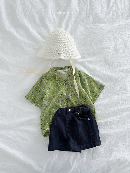 Diver Denim Shorts [M(3-4yr)]