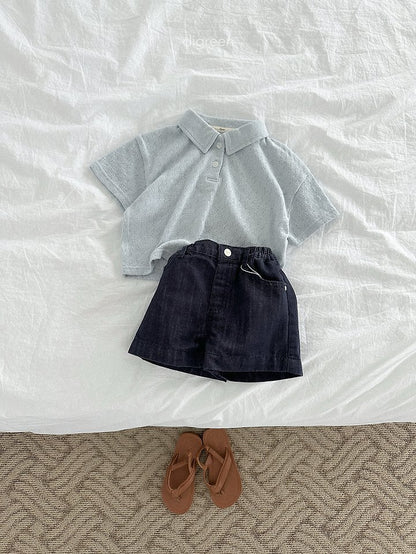 Diver Denim Shorts [M(3-4yr)]