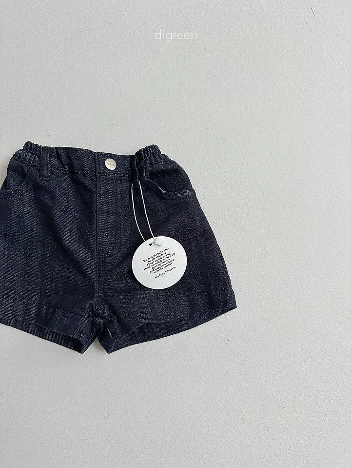 Diver Denim Shorts [M(3-4yr)]