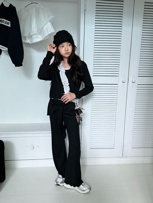 [PRE-ORDER] Ribbed Span Boot-Cut Pants