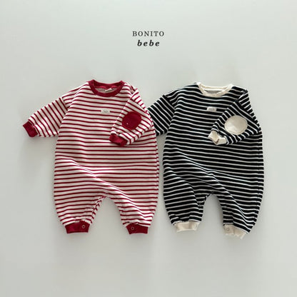 [PRE-ORDER] Stripe Round Point Body Suit
