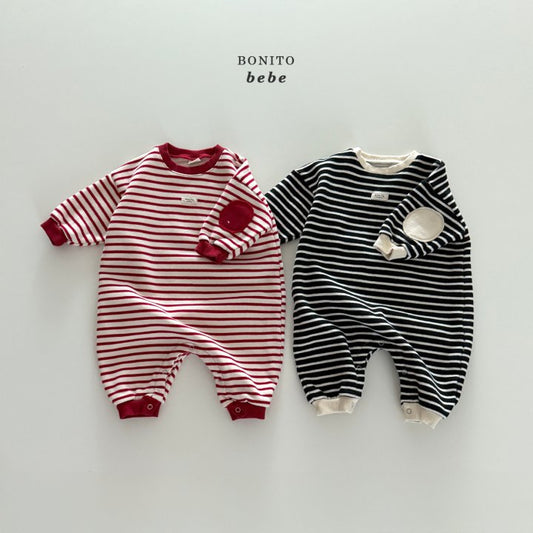 [PRE-ORDER] Stripe Round Point Body Suit