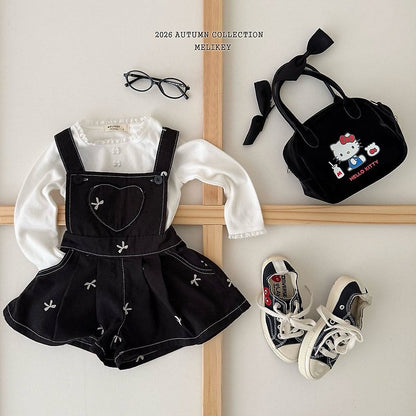 [PRE-ORDER] Ribbon Embroidery Overalls