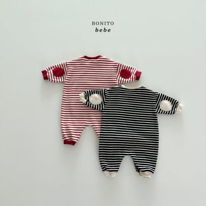 [PRE-ORDER] Stripe Round Point Body Suit