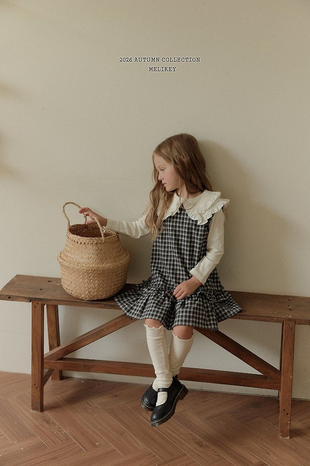[PRE-ORDER] Check Frill Dress