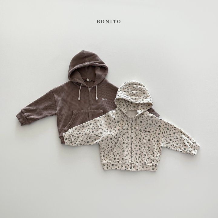 [PRE-ORDER] Waffle Hoodie Zip-Up Jacket