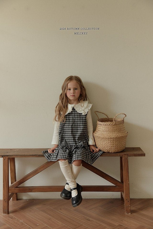 [PRE-ORDER] Check Frill Dress